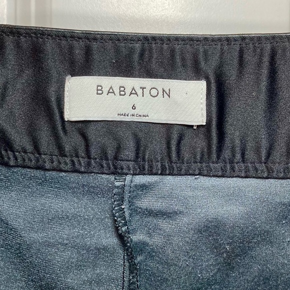 Babaton Aritzia faux leather pants - size 6 - Picture 3 of 3